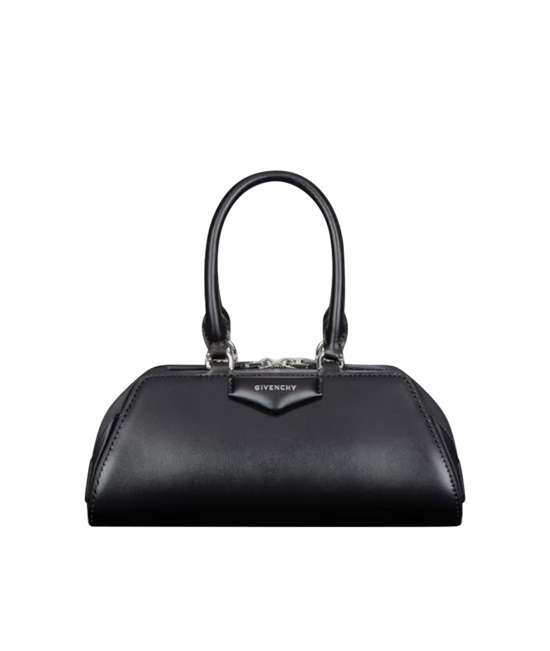 GIVENCHY Черная кожаная сумка тоут, фото 1