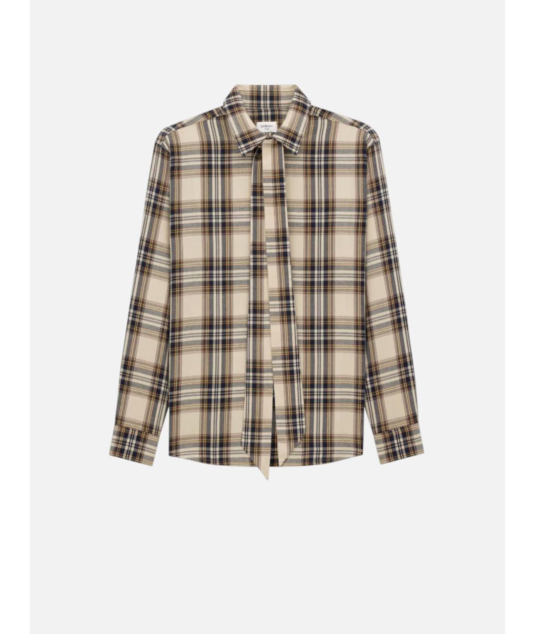 SAINT LAURENT Мульти хлопковая рубашка, фото 2