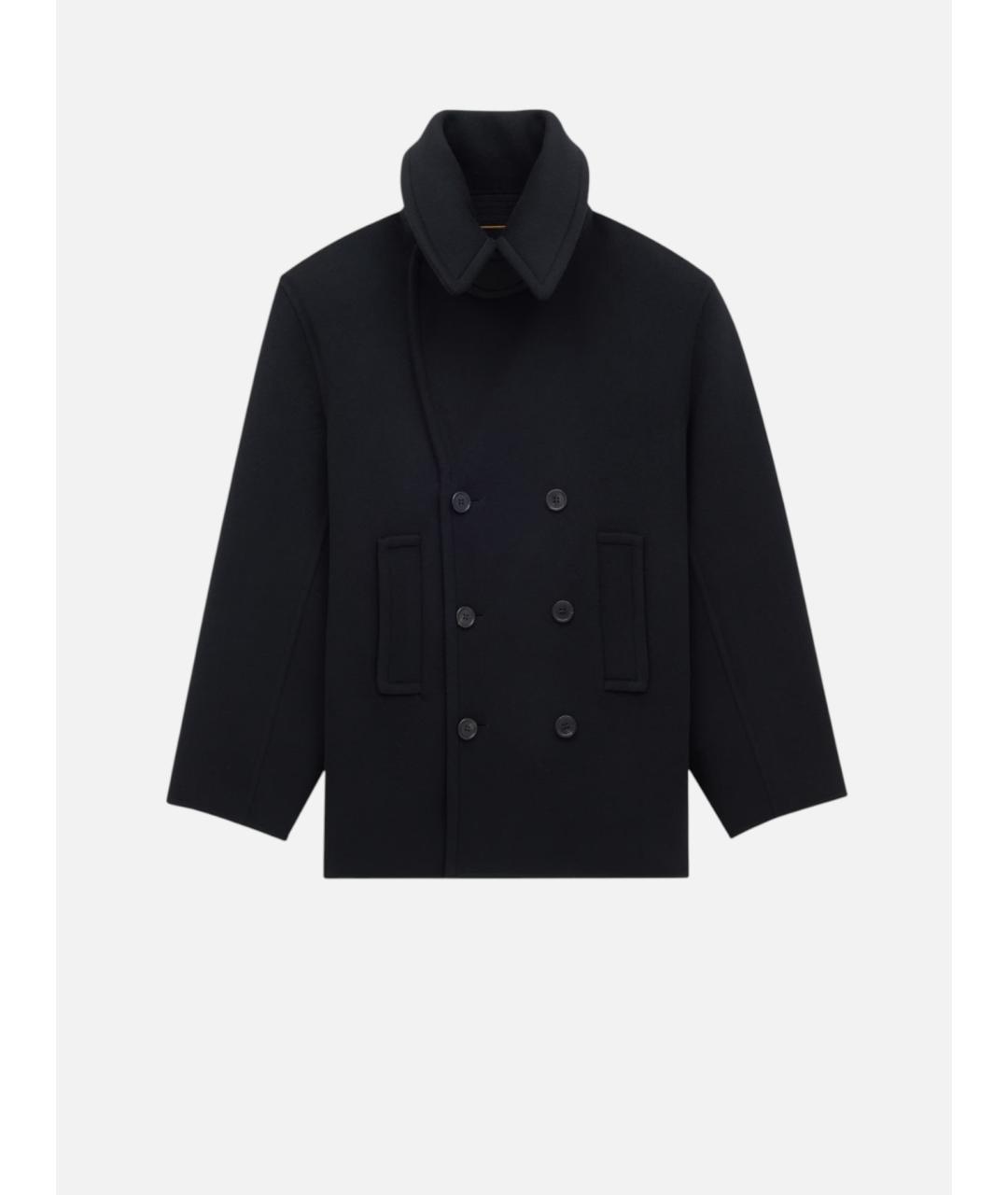 SAINT LAURENT Шерстяное пальто, фото 2