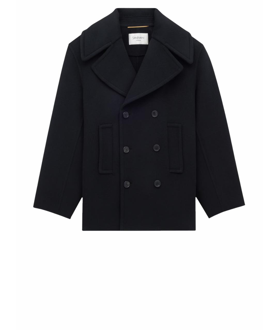 SAINT LAURENT Шерстяное пальто, фото 1