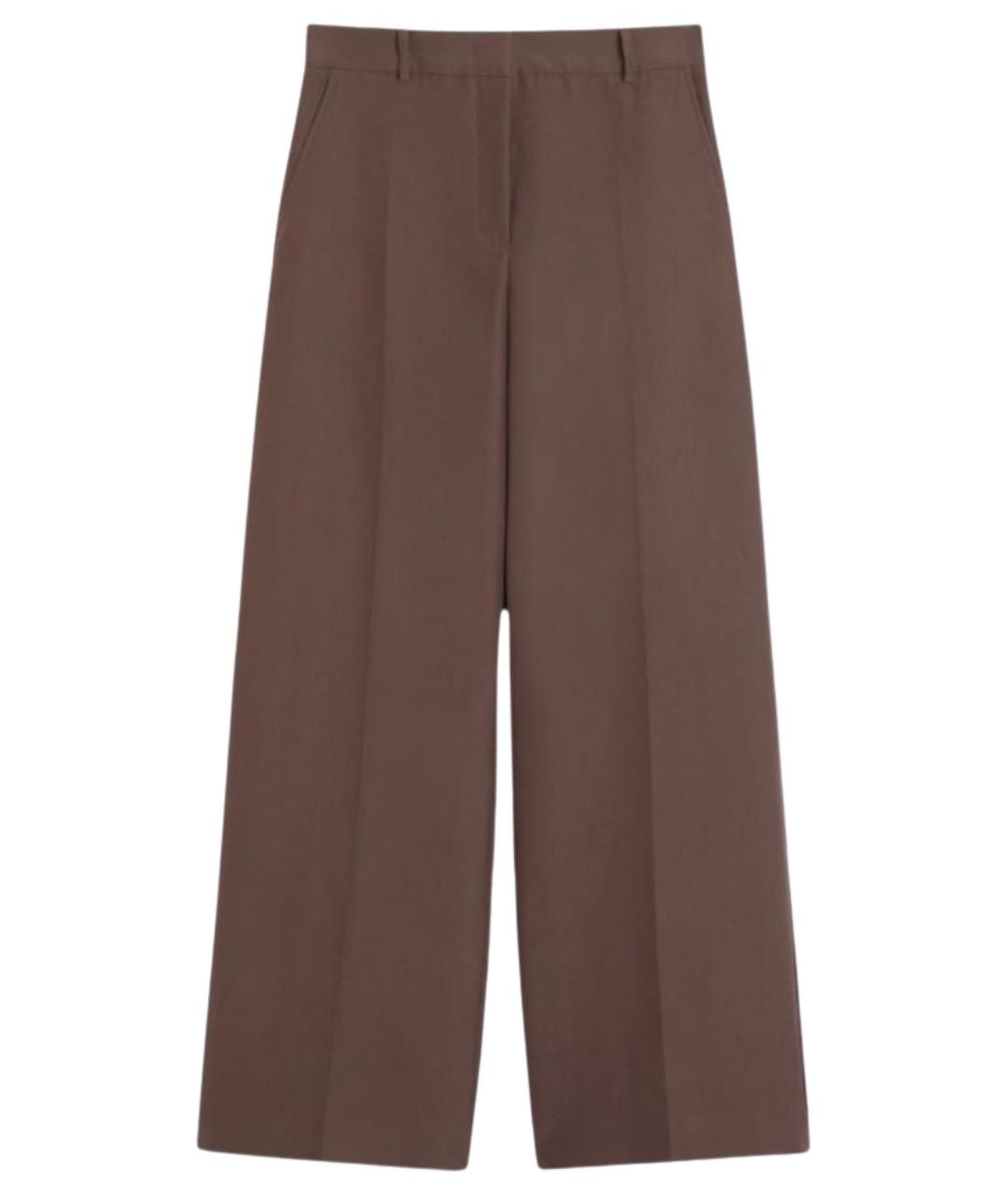 WEEKEND MAX MARA Коричневые брюки широкие, фото 1