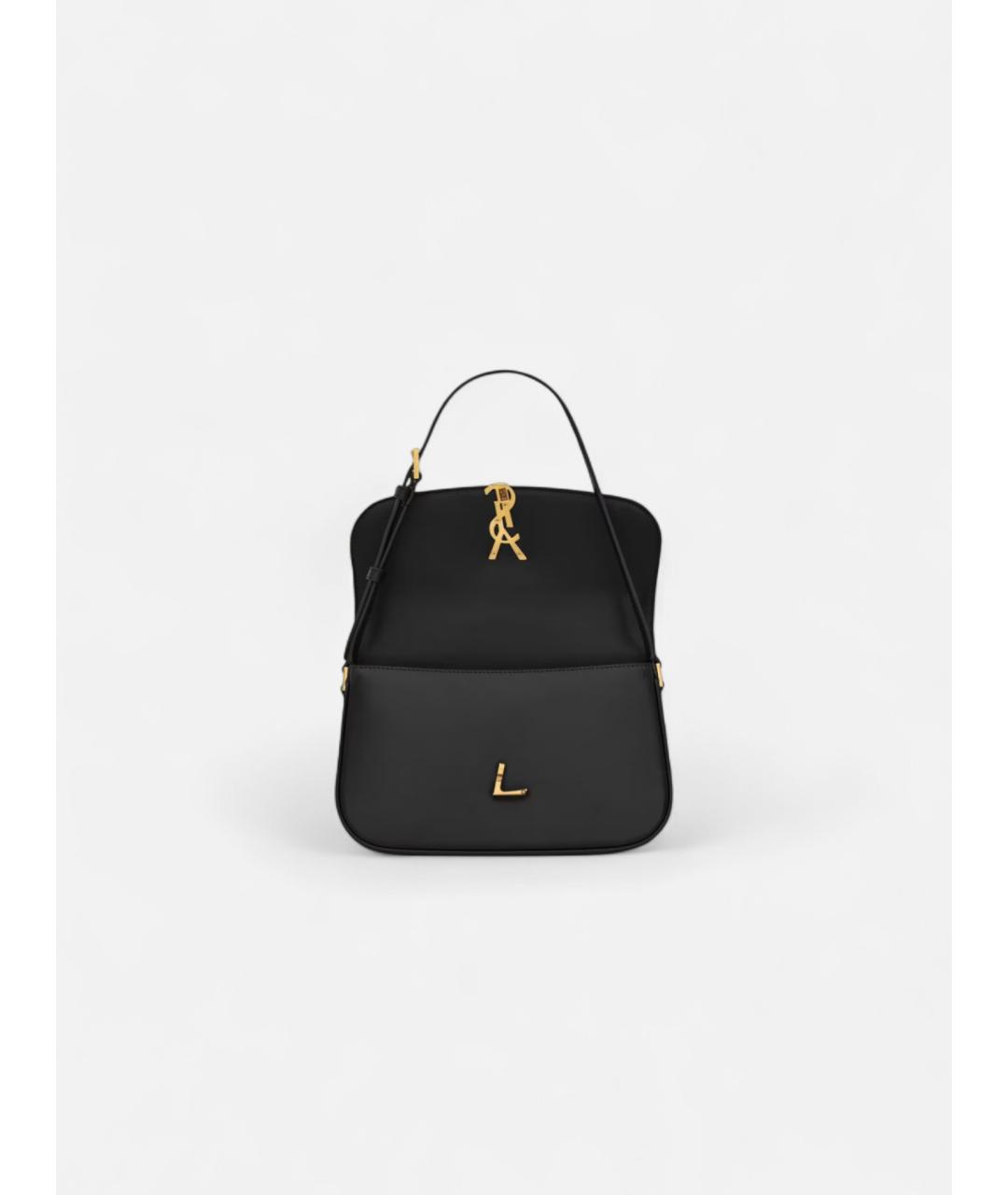 SAINT LAURENT Черная кожаная сумка через плечо, фото 2