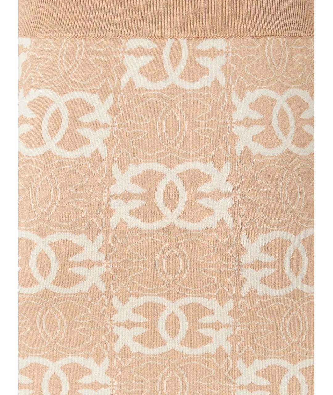 PINKO Розовая вискозная юбка мини, фото 2