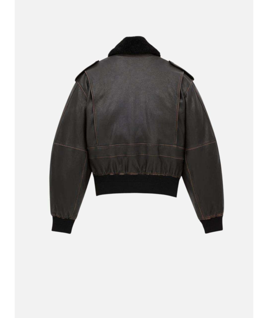 SAINT LAURENT Мульти кожаная куртка, фото 3