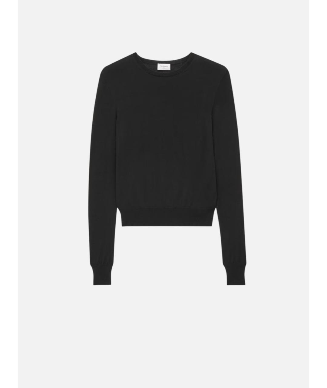 SAINT LAURENT Черный шерстяной джемпер / свитер, фото 3