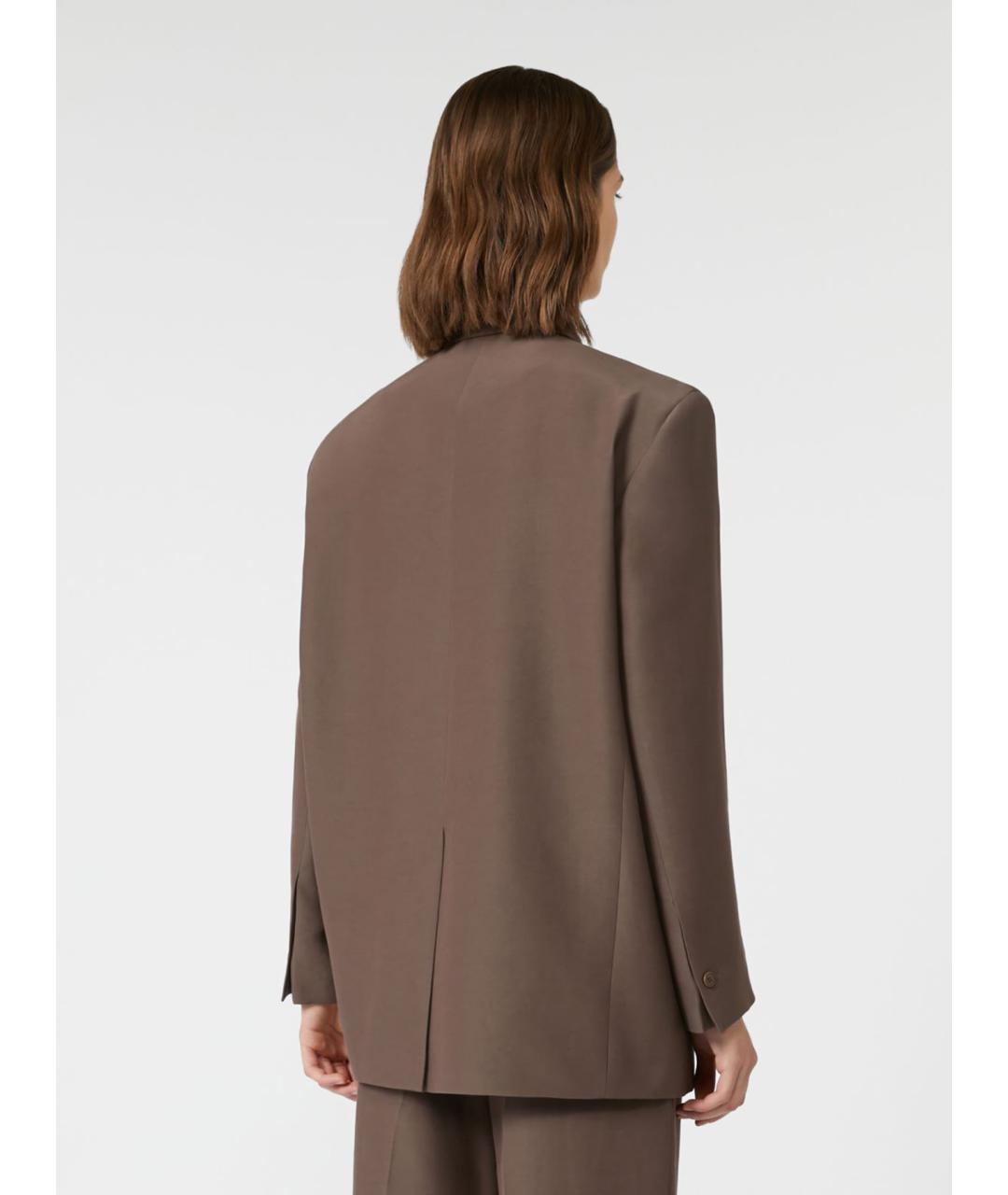 WEEKEND MAX MARA Коричневый жакет/пиджак, фото 4