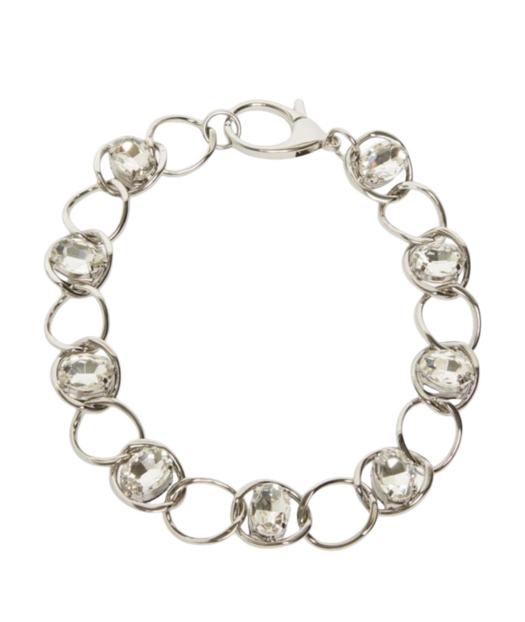 WEEKEND MAX MARA Серебряное металлическое колье, фото 1