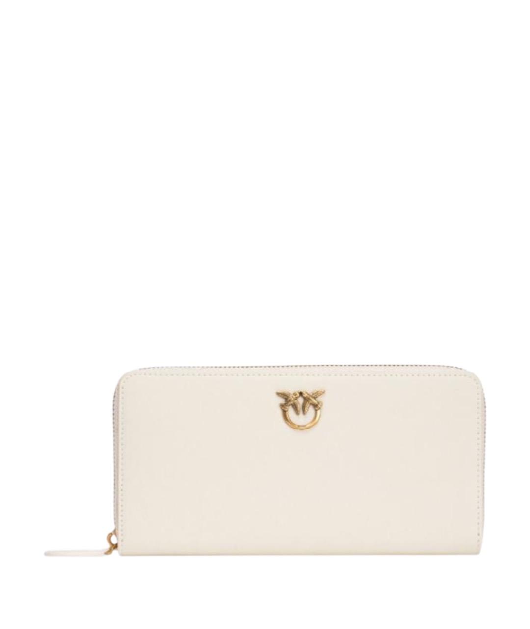PINKO Белый кожаный кошелек, фото 1