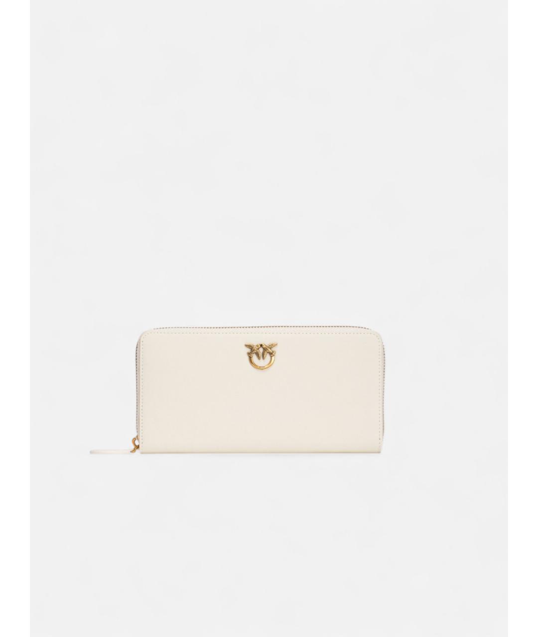 PINKO Белый кожаный кошелек, фото 5