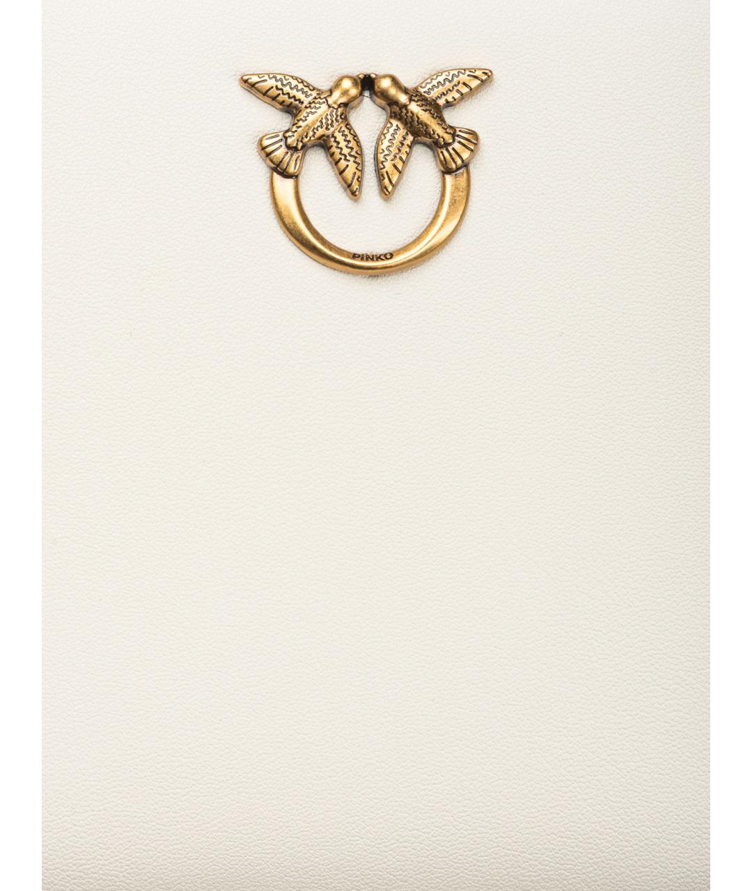 PINKO Белый кожаный кошелек, фото 4