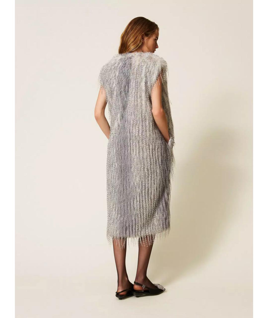 TWIN-SET Мульти полиэстеровый жилет, фото 5