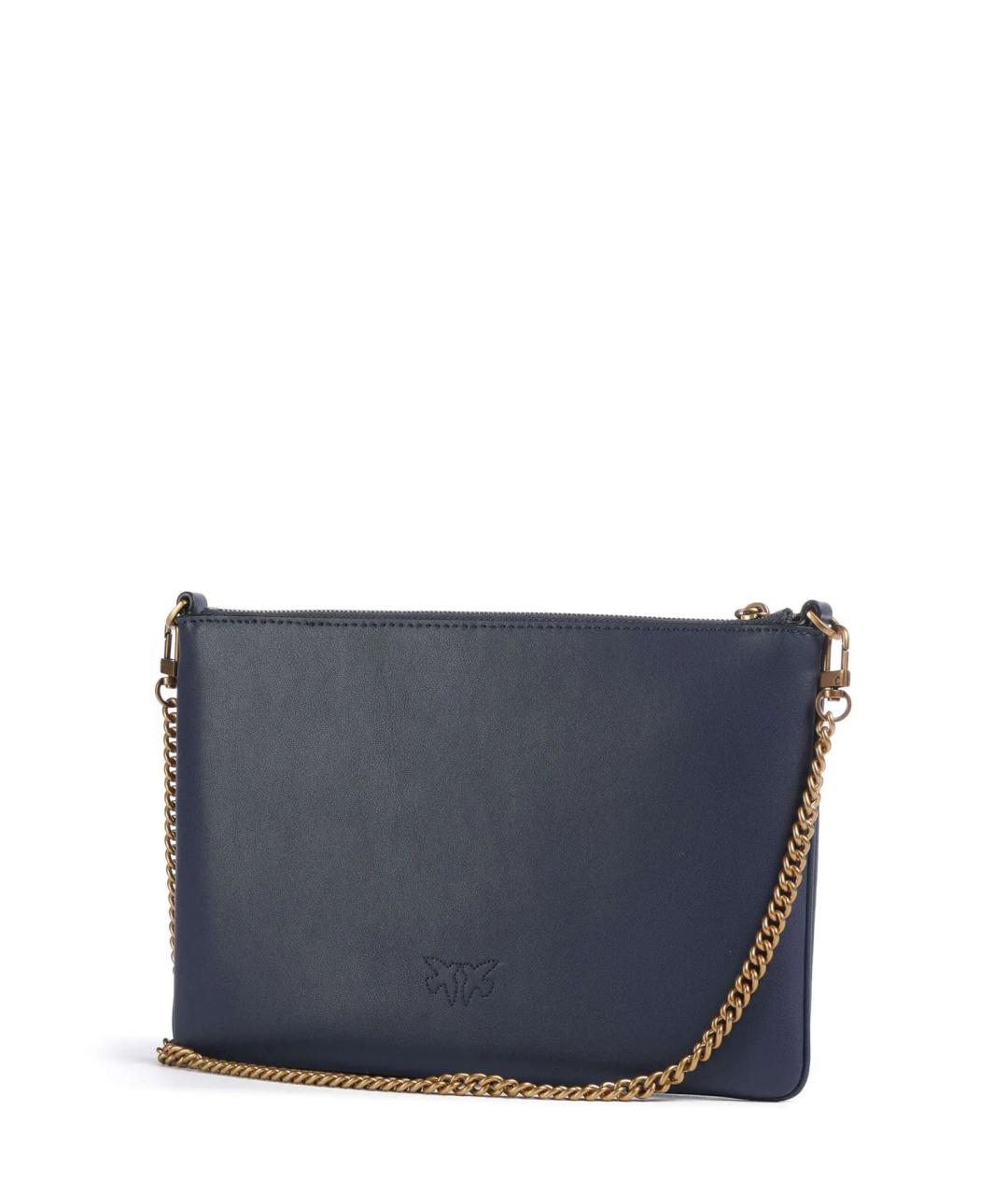 PINKO Синяя кожаная сумка через плечо, фото 2