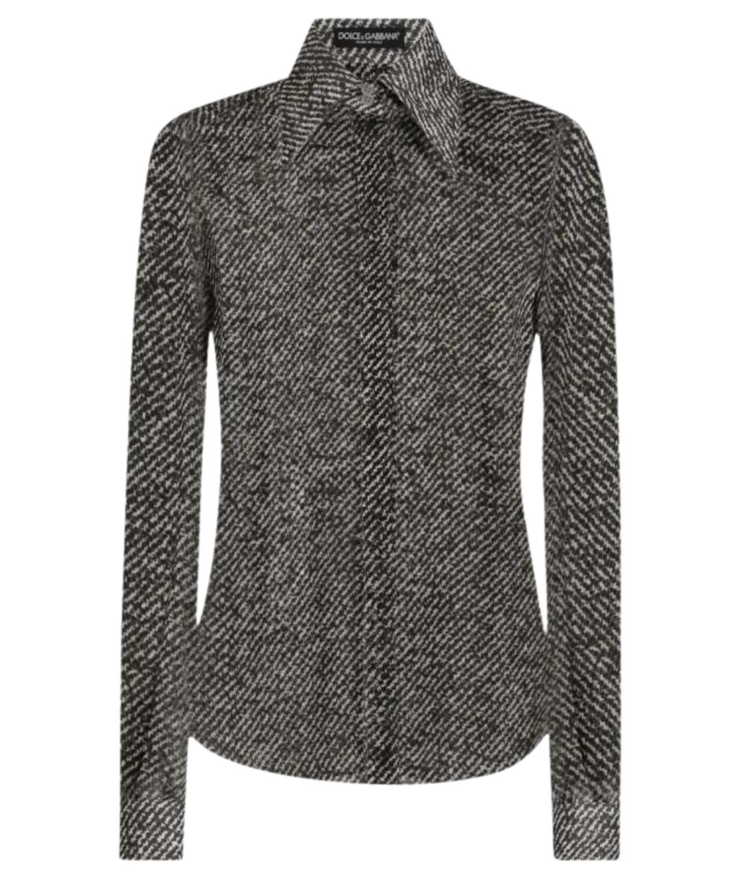 DOLCE&GABBANA Мульти шелковая рубашка, фото 1