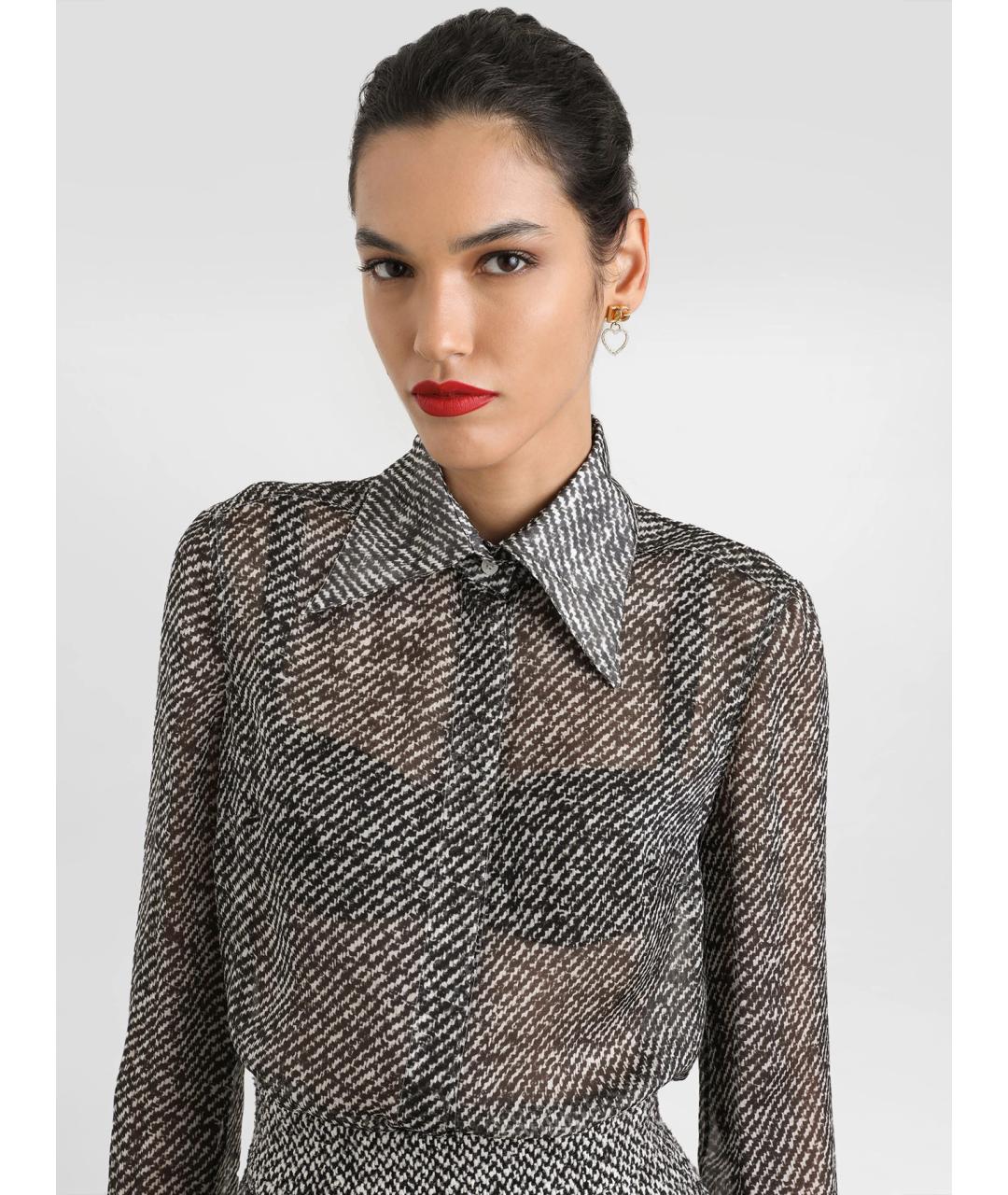 DOLCE&GABBANA Мульти шелковая рубашка, фото 2