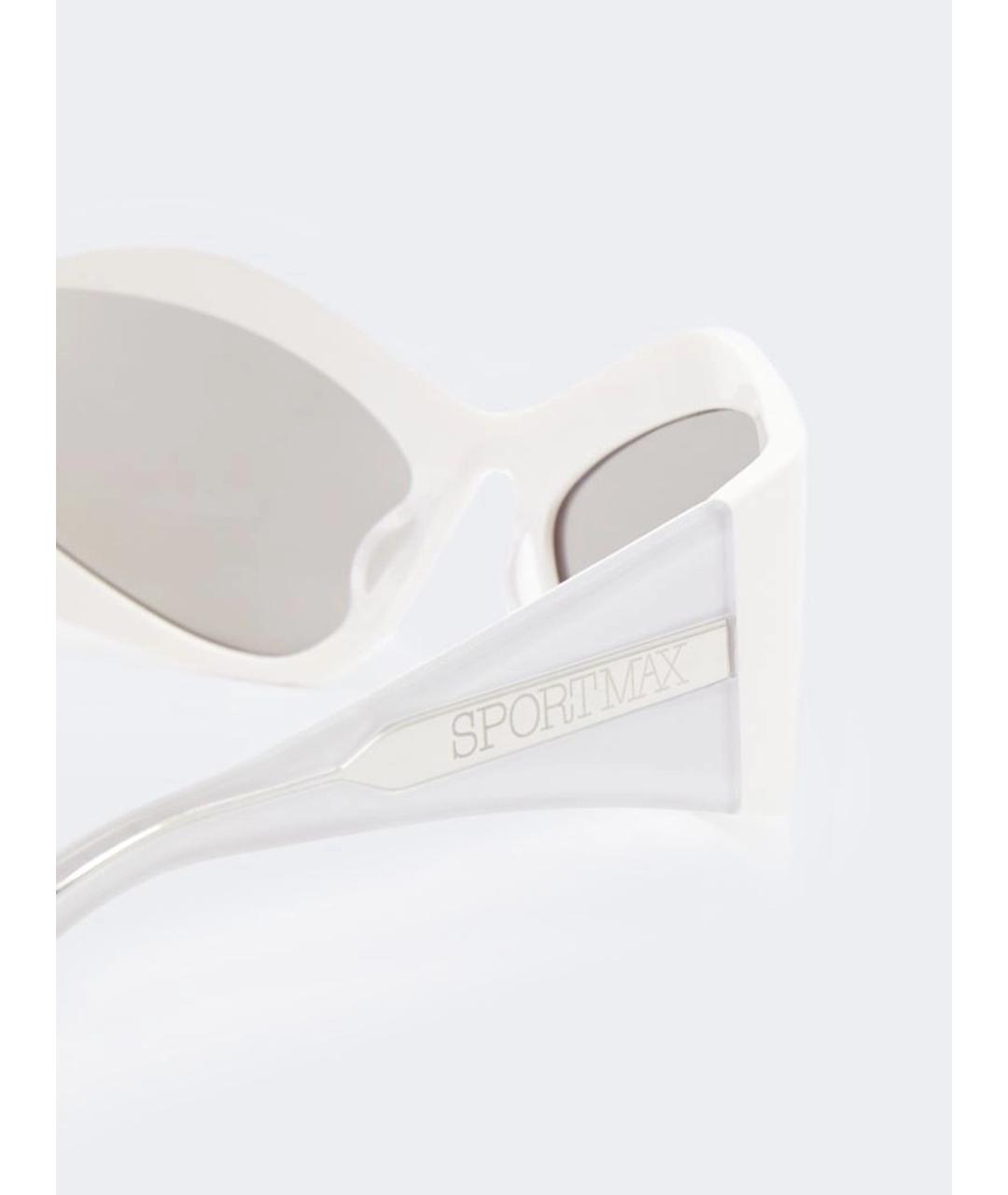 SPORTMAX Белые солнцезащитные очки, фото 3