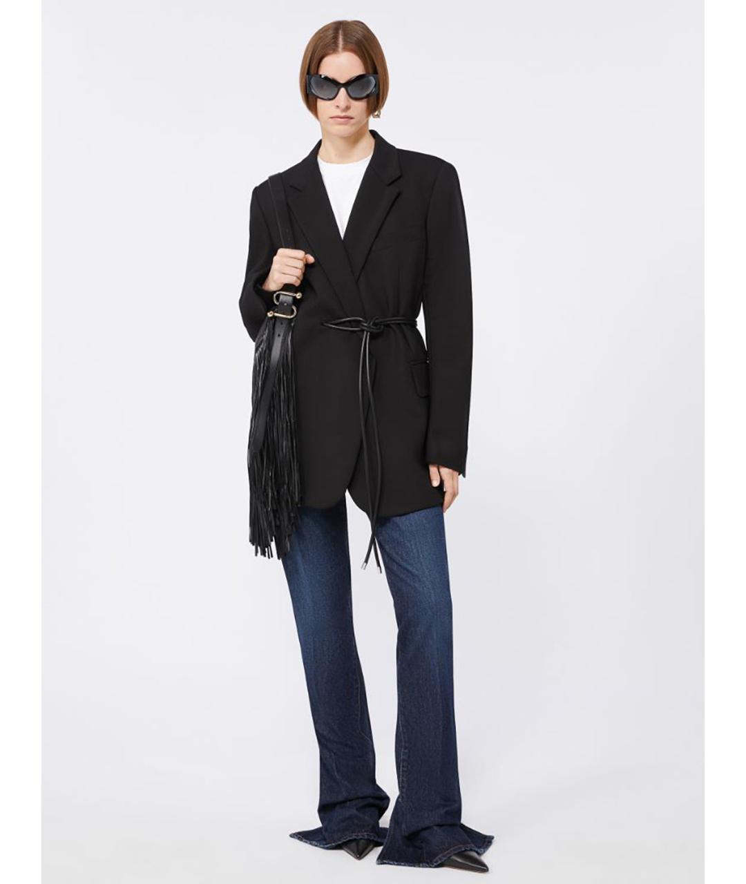 SPORTMAX Синие хлопковые прямые джинсы, фото 2