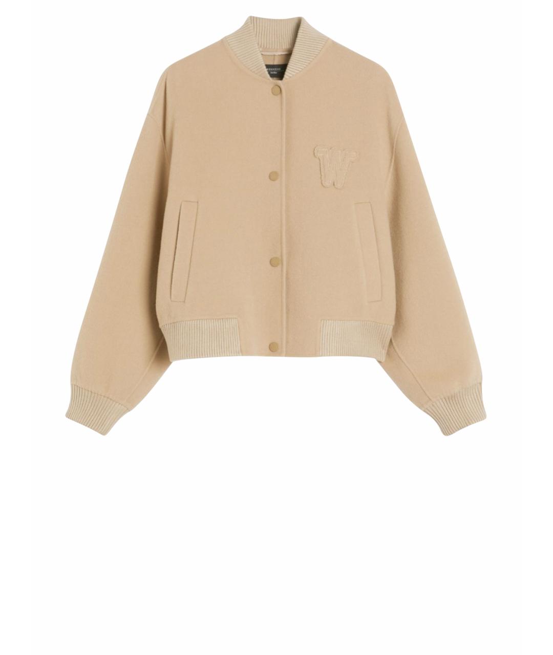 WEEKEND MAX MARA Бежевая шерстяная куртка, фото 1