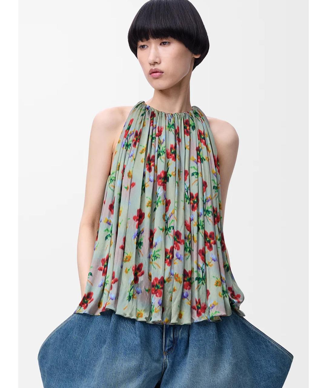LOEWE Мульти вискозная блузы, фото 3