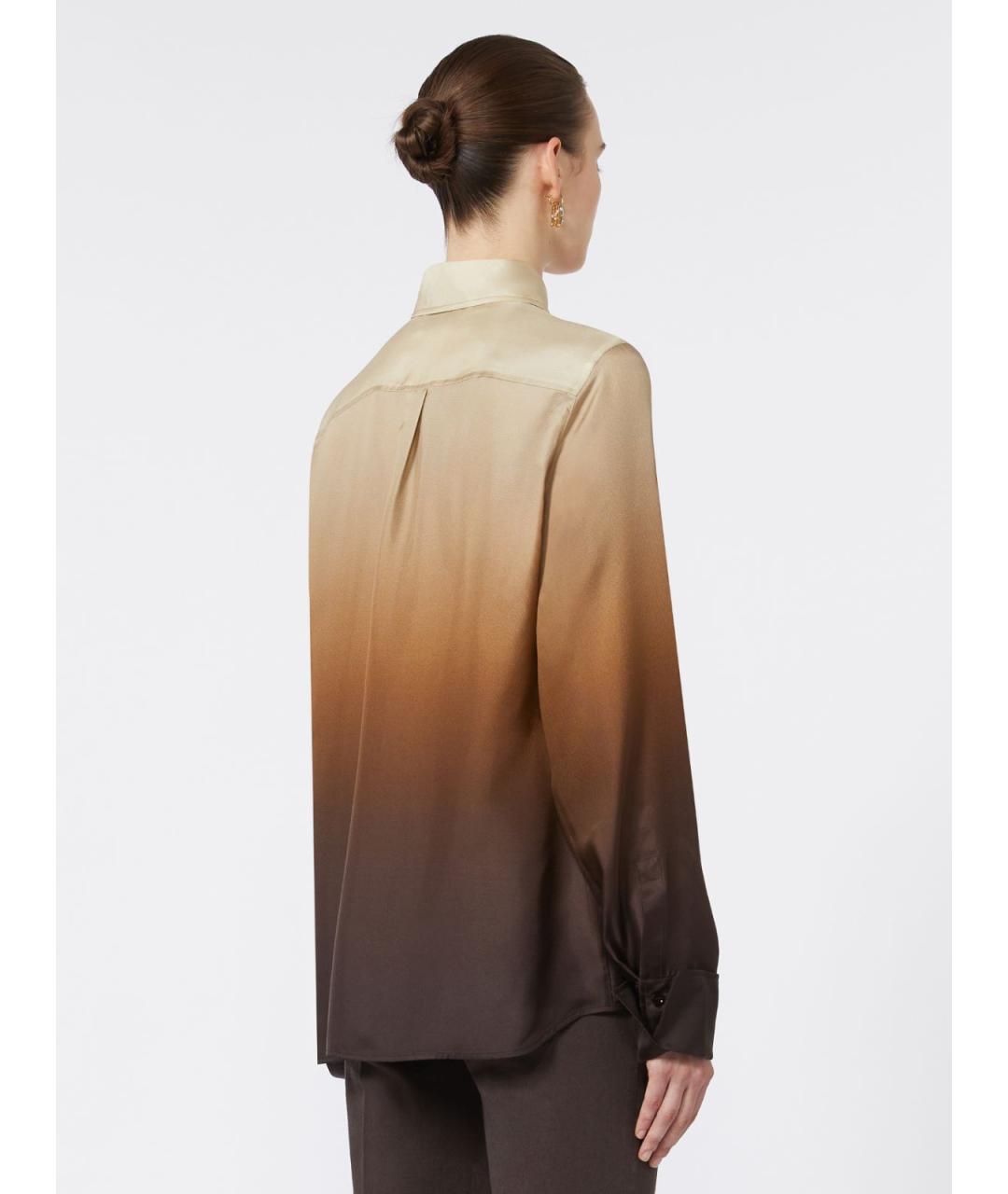 SPORTMAX Мульти шелковая рубашка, фото 3
