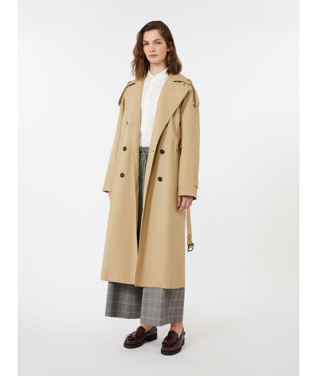 WEEKEND MAX MARA Серые прямые брюки, фото 2