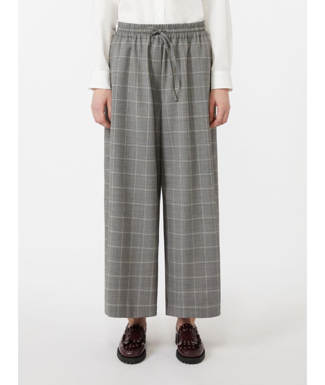 WEEKEND MAX MARA Серые прямые брюки, фото 4