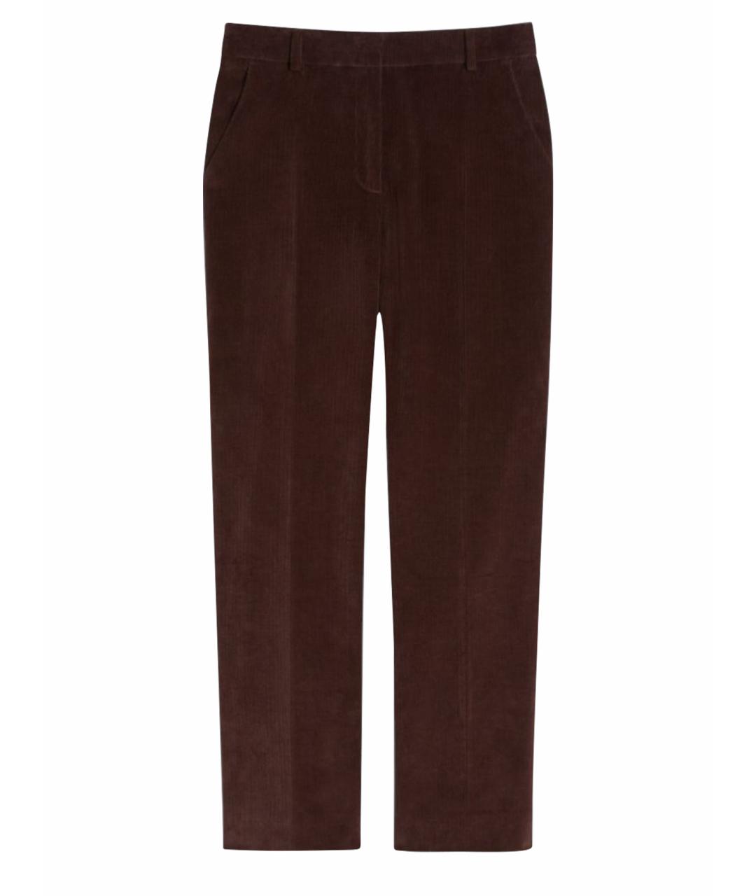 WEEKEND MAX MARA Коричневые хлопковые прямые джинсы, фото 1