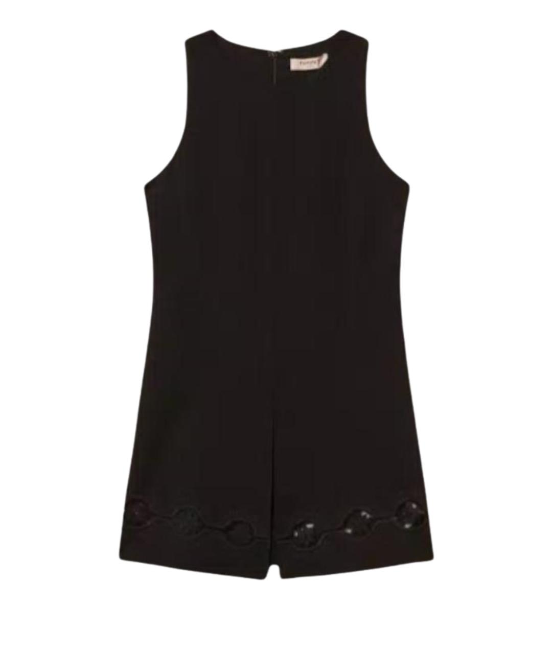 TWIN-SET Черная вискозная туника, фото 1