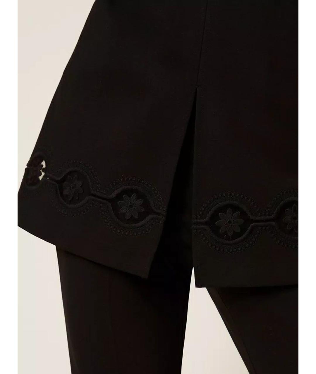 TWIN-SET Черная вискозная туника, фото 6