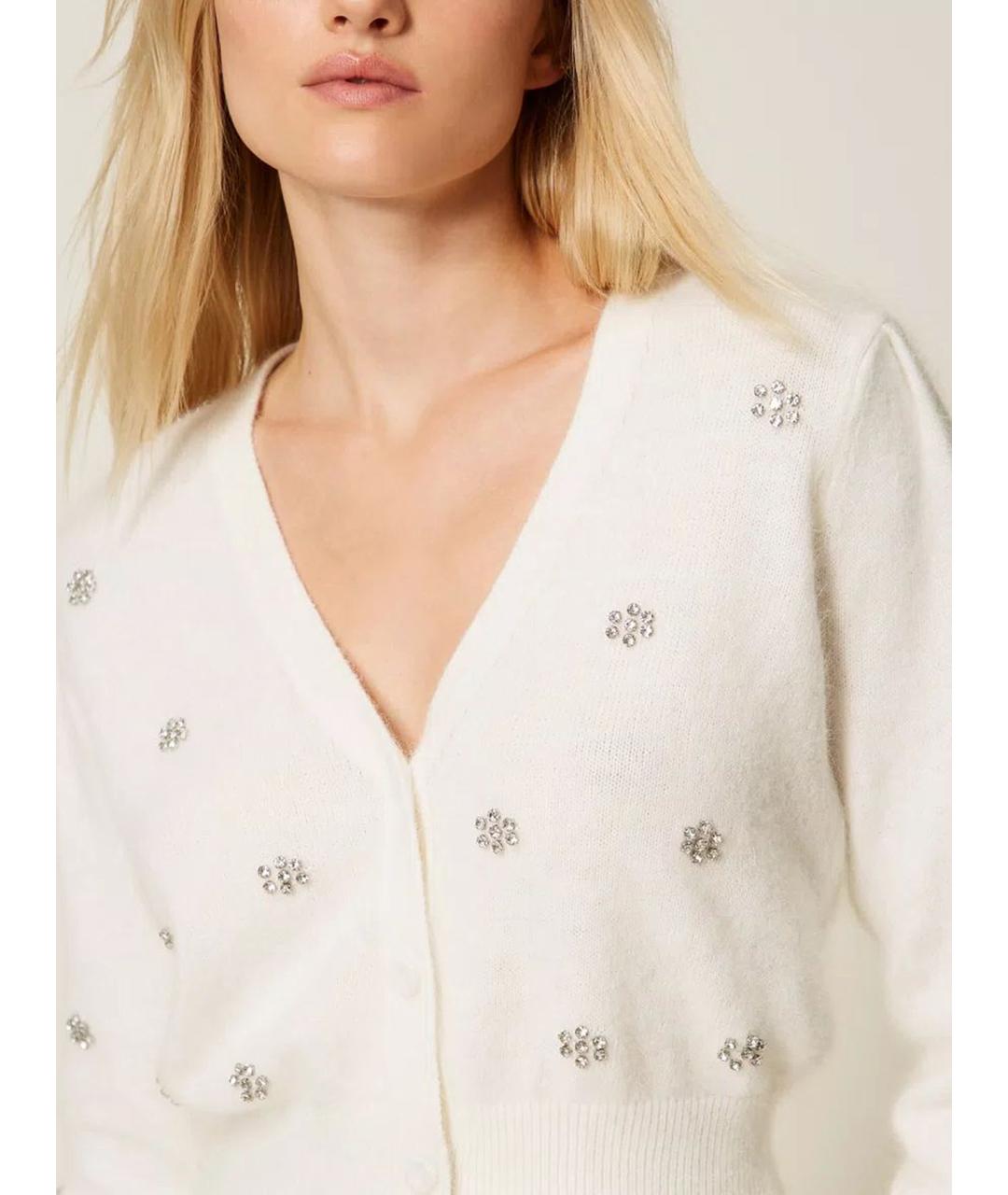 TWIN-SET Бежевый кардиган, фото 6