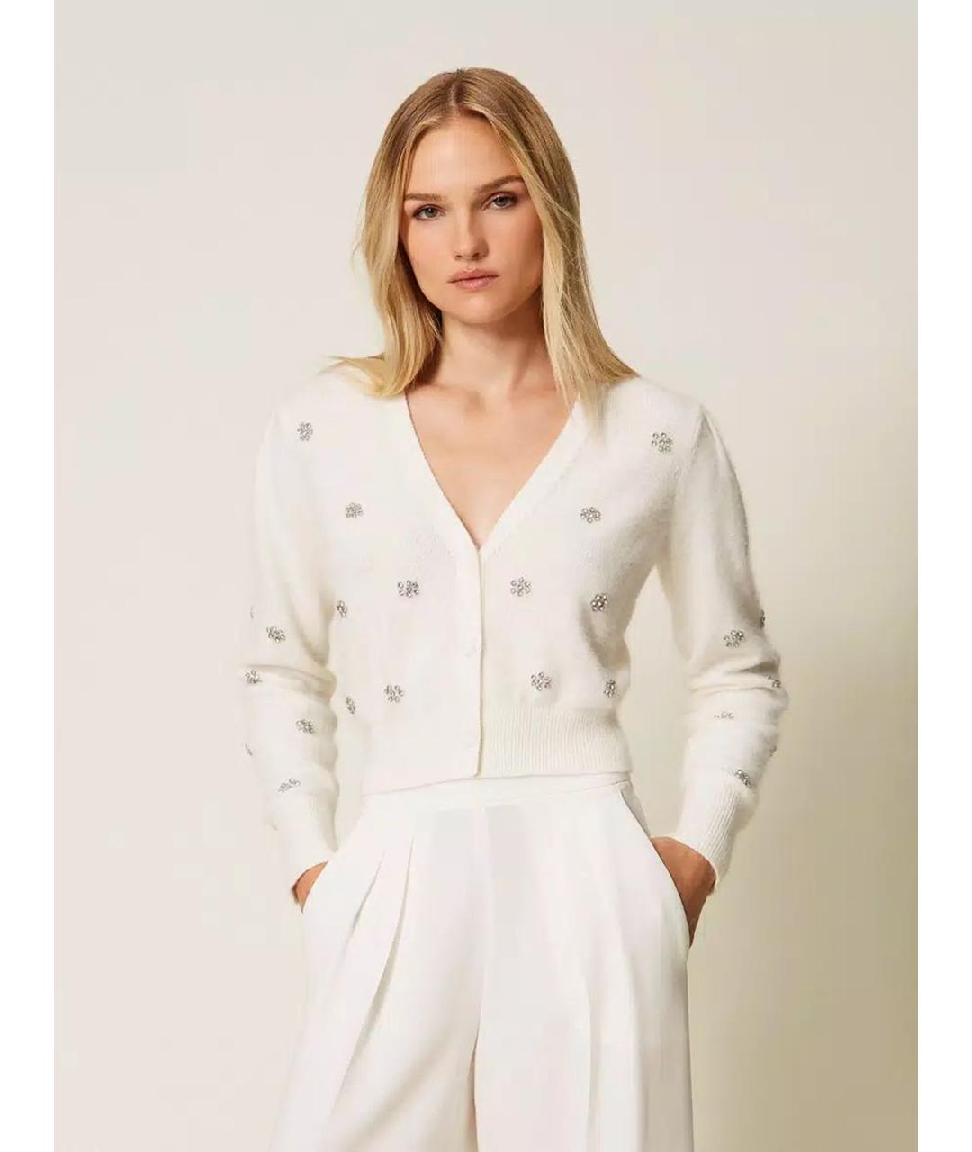 TWIN-SET Бежевый кардиган, фото 3