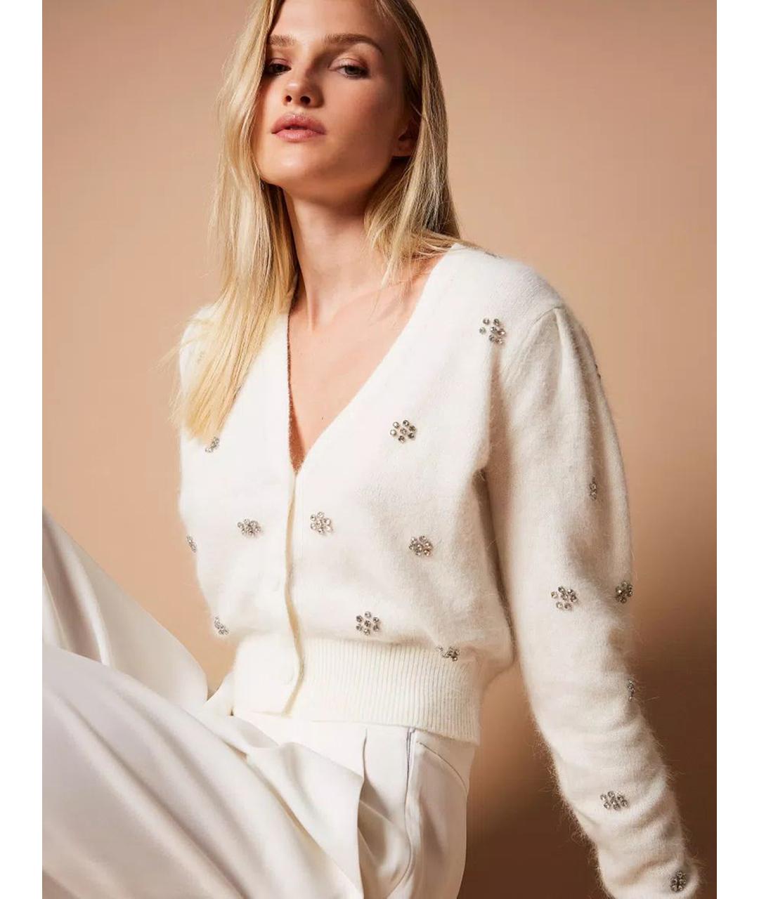 TWIN-SET Бежевый кардиган, фото 7