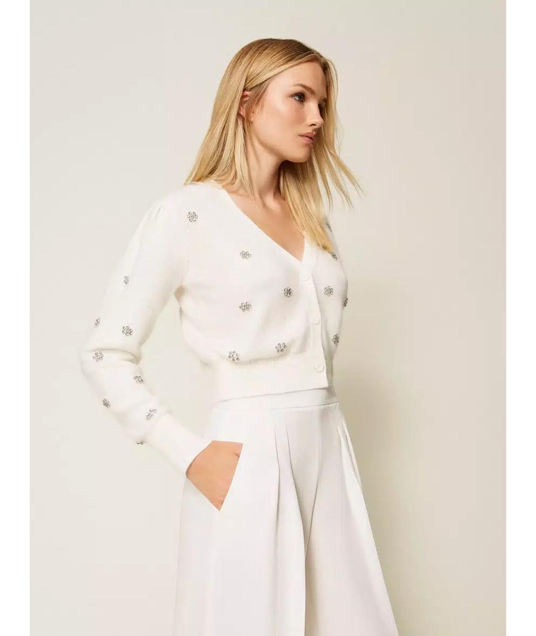 TWIN-SET Бежевый кардиган, фото 4