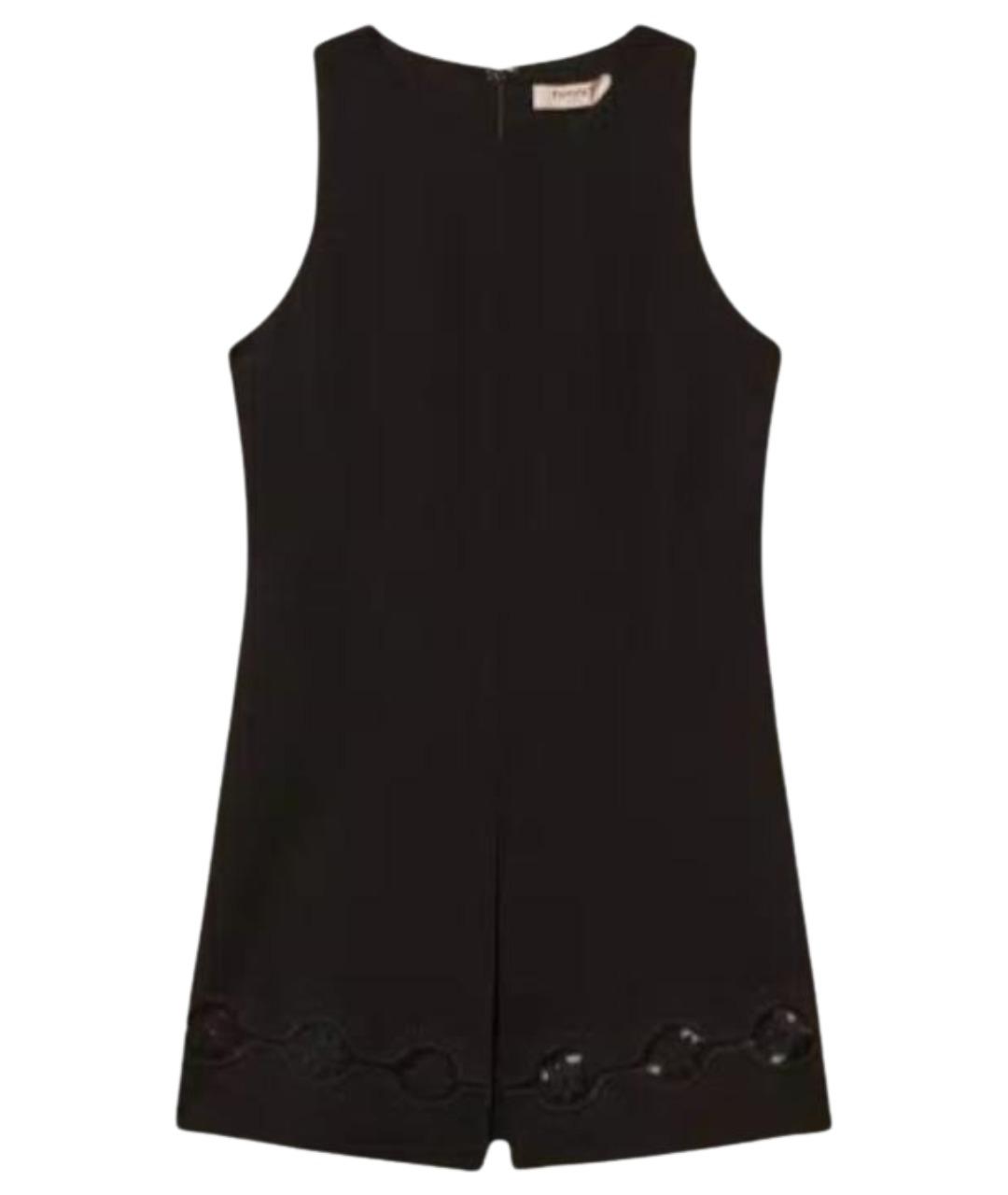 TWIN-SET Черная вискозная блузы, фото 1