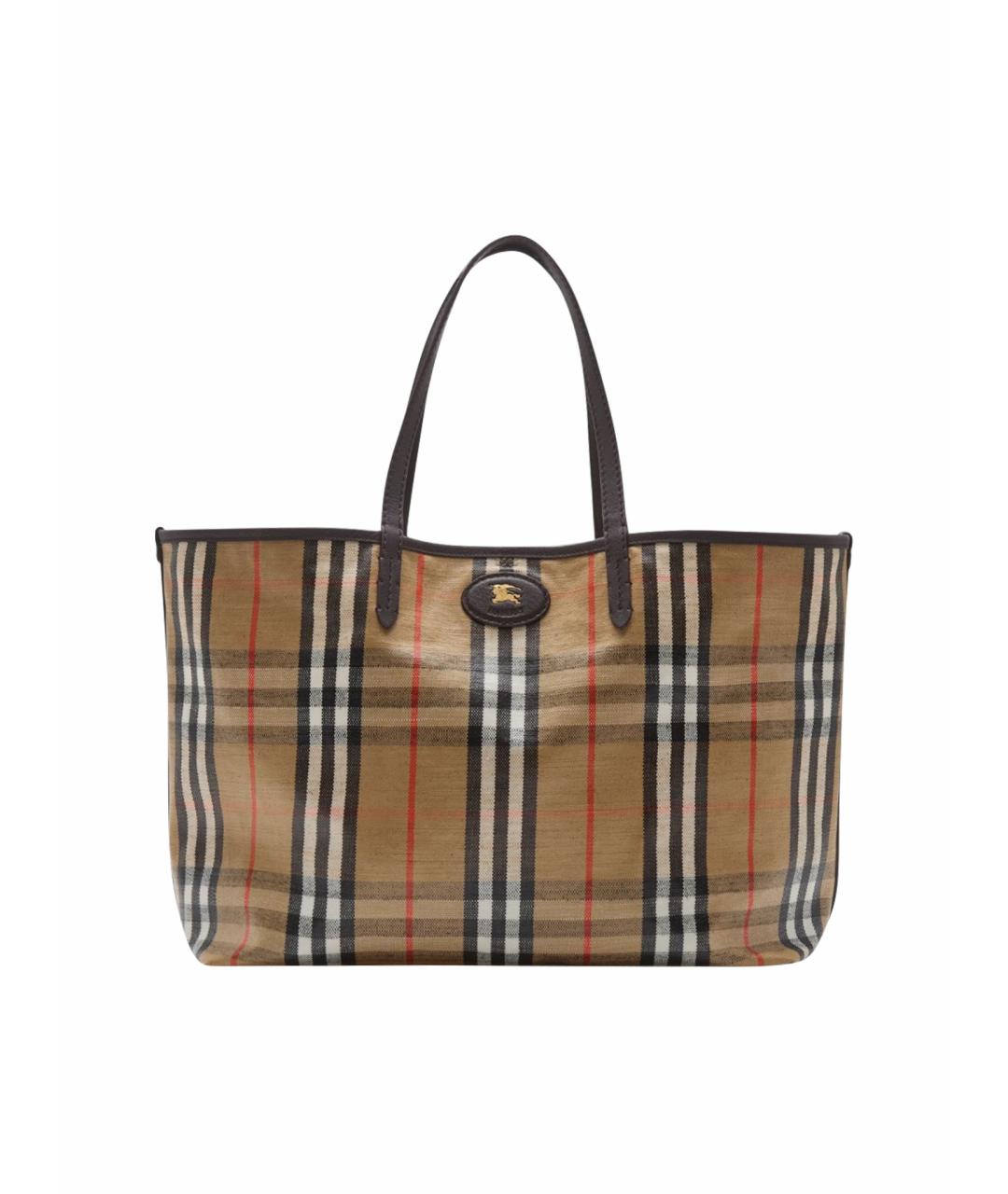 BURBERRY Мульти тканевая сумка тоут, фото 1