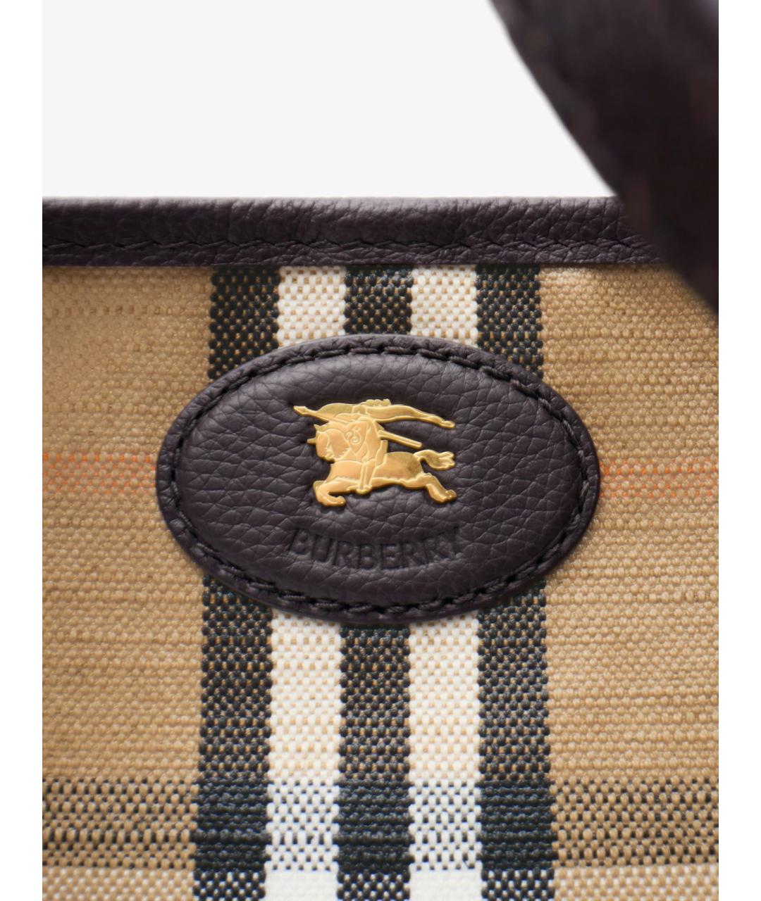 BURBERRY Мульти тканевая сумка тоут, фото 7
