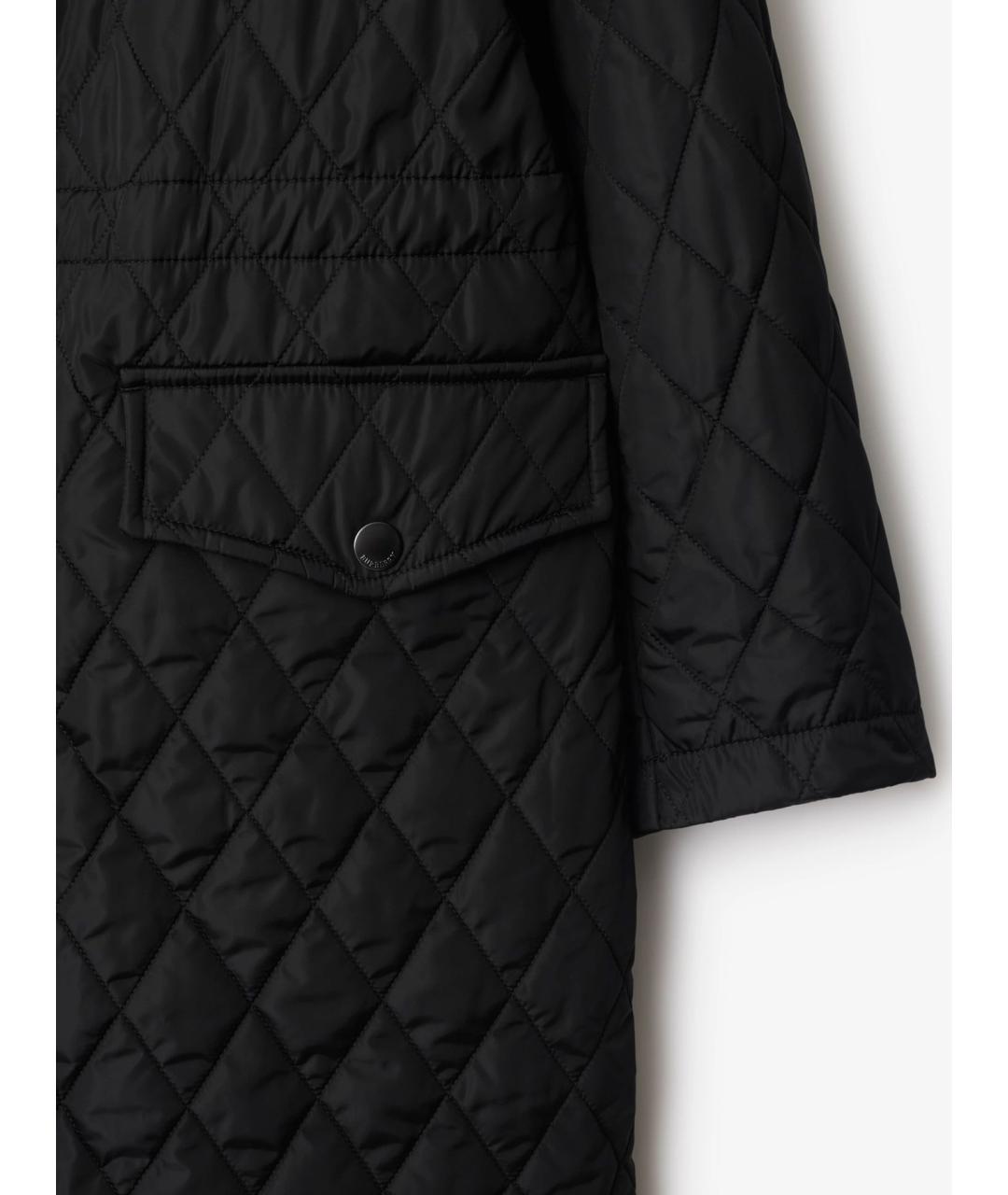 BURBERRY Черная полиамидовая парка, фото 5