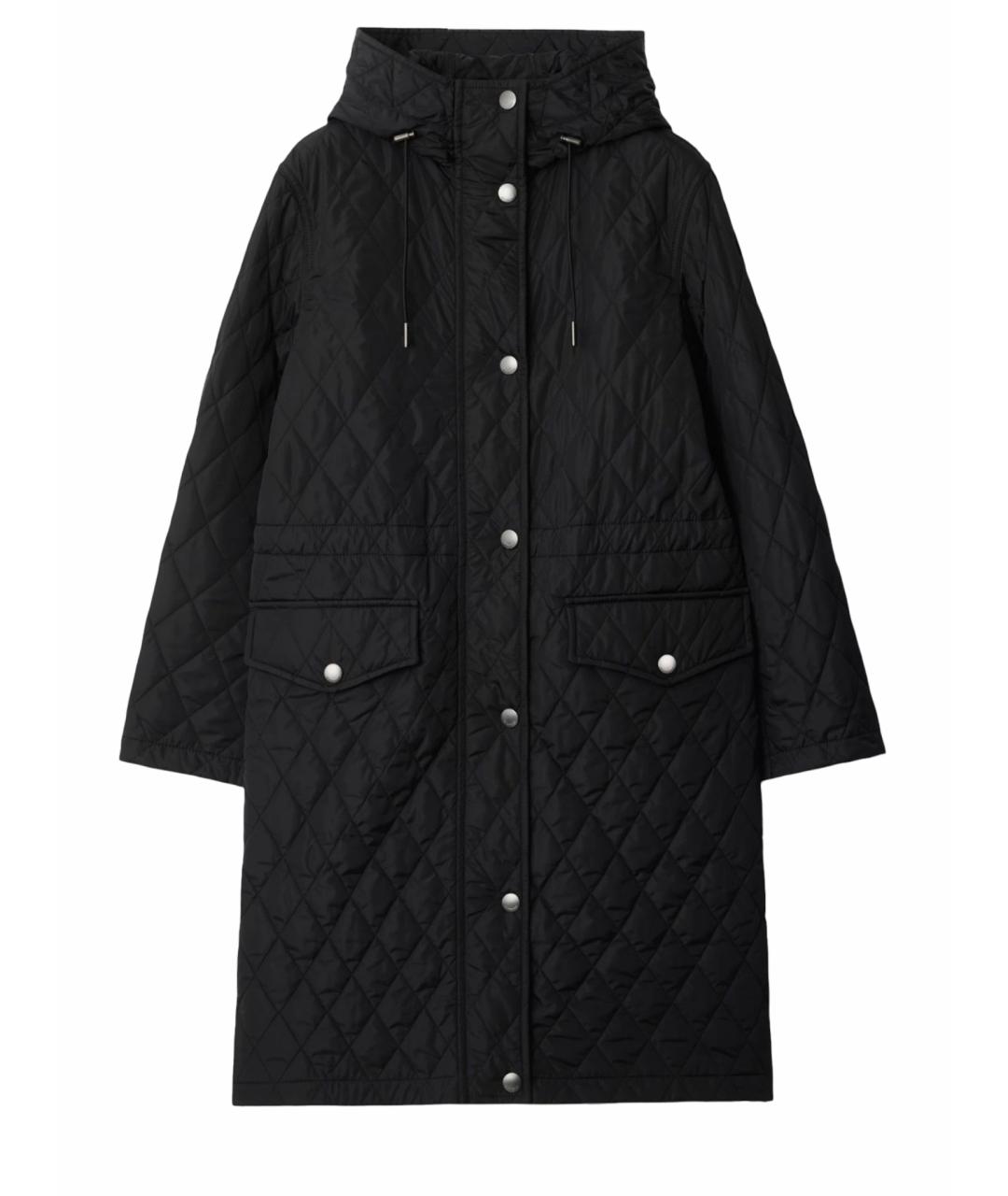 BURBERRY Черная полиамидовая парка, фото 1