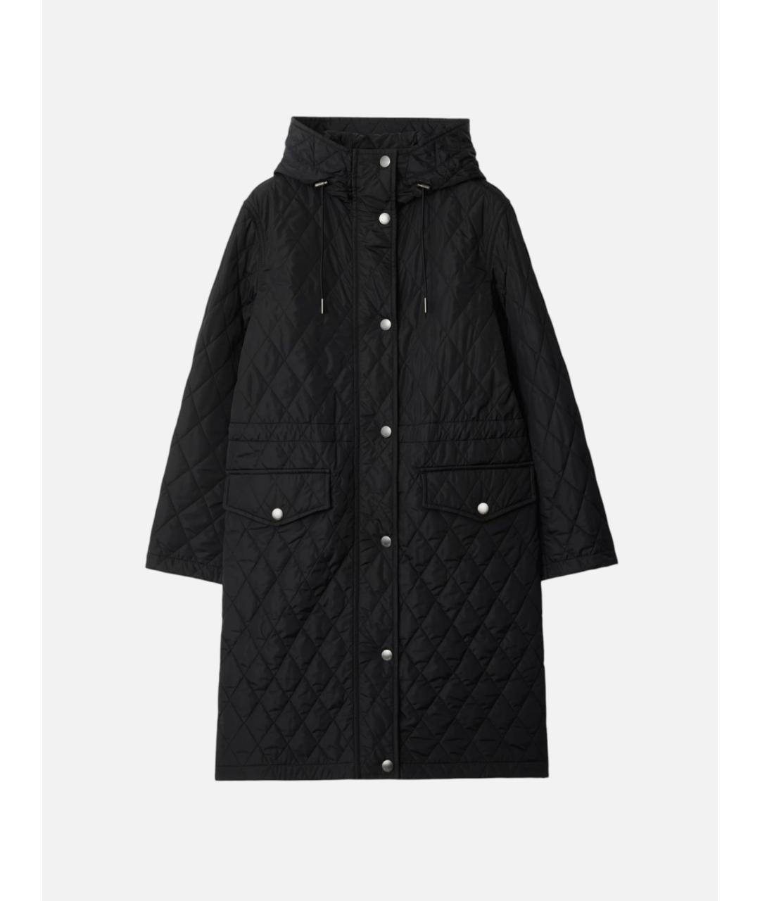 BURBERRY Черная полиамидовая парка, фото 6