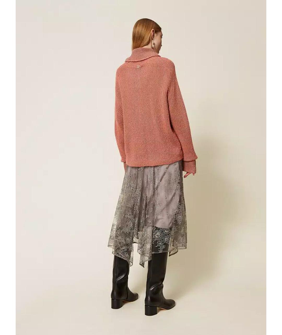 TWIN-SET Полиамидовая юбка миди, фото 4