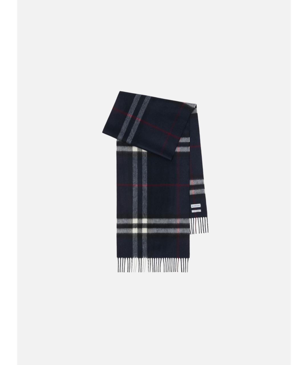 BURBERRY Черный кашемировый шарф, фото 3