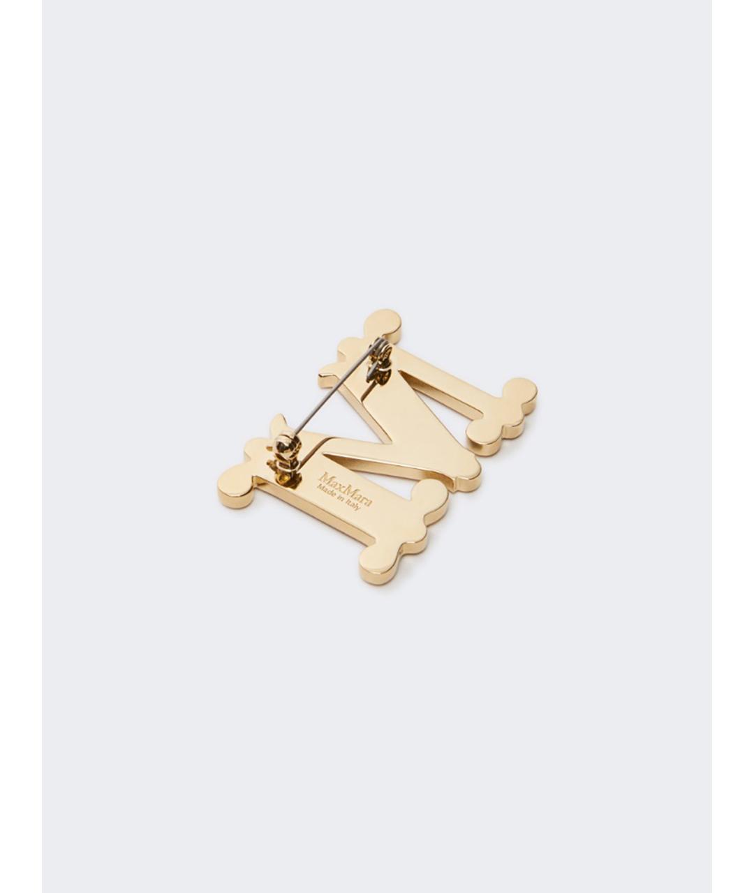 MAX MARA Красная металлическая булавка / брошь, фото 3