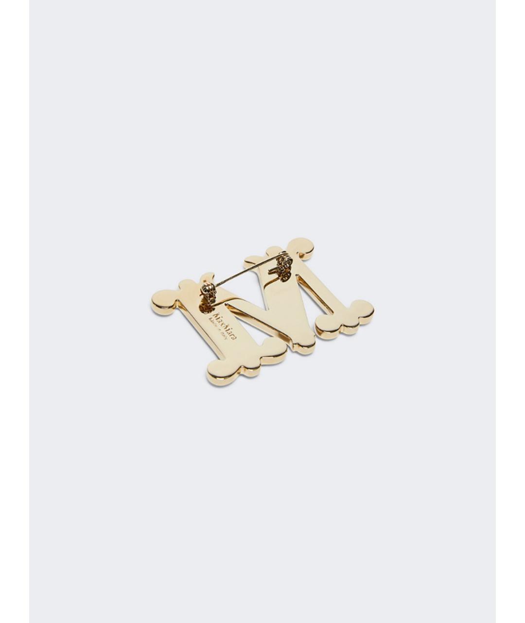 MAX MARA Золотая металлическая булавка / брошь, фото 3