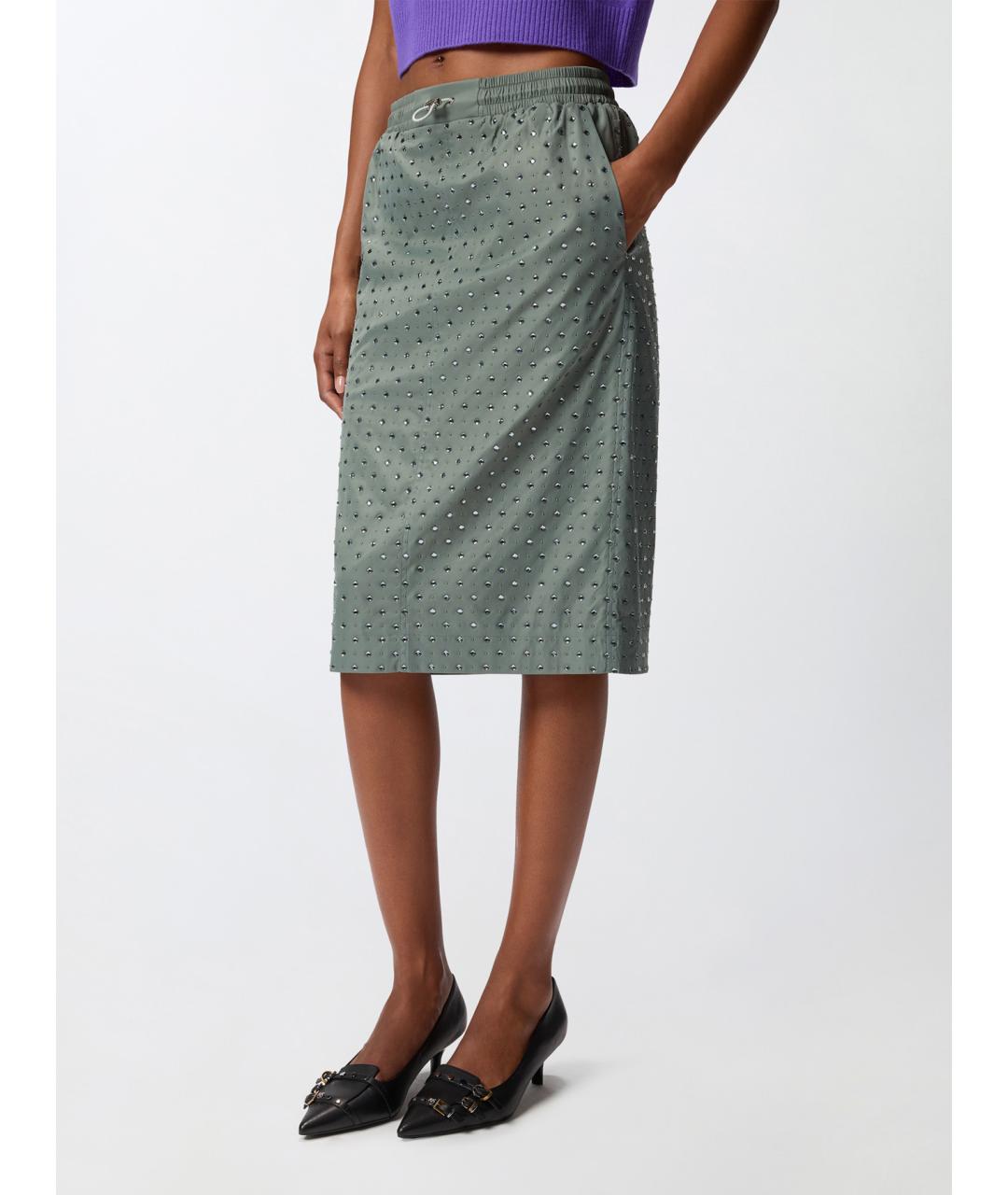 PINKO Полиэстеровая юбка миди, фото 4