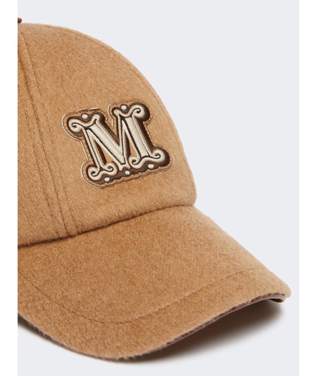 MAX MARA Бежевая шерстяная шапка, фото 2