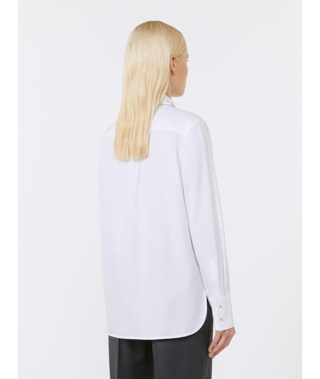 MAX MARA STUDIO Бежевая хлопковая рубашка, фото 4