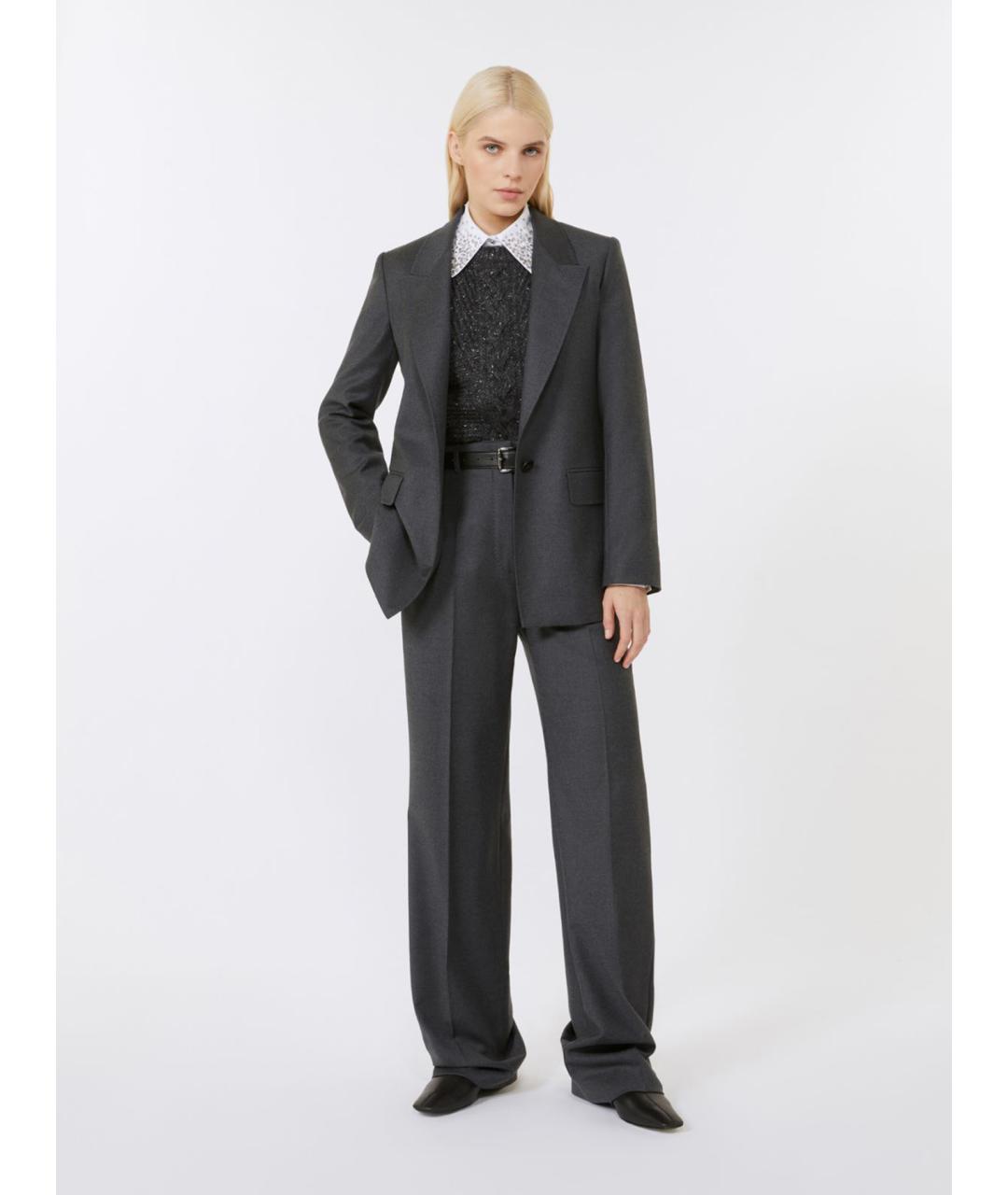 MAX MARA STUDIO Бежевая хлопковая рубашка, фото 2