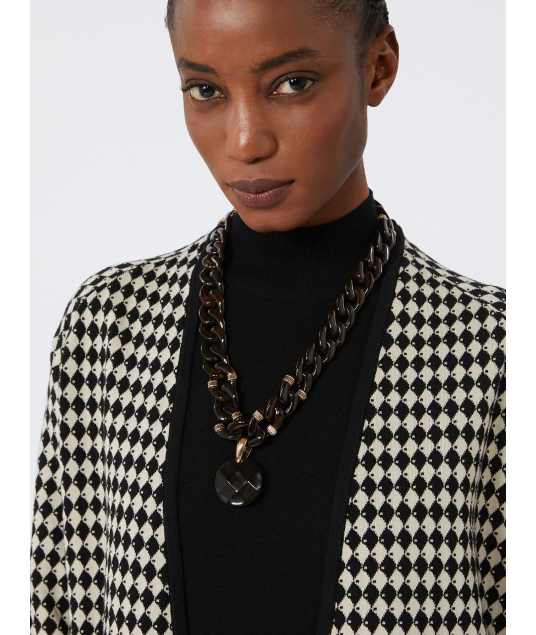 'S MAX MARA Черное колье, фото 2