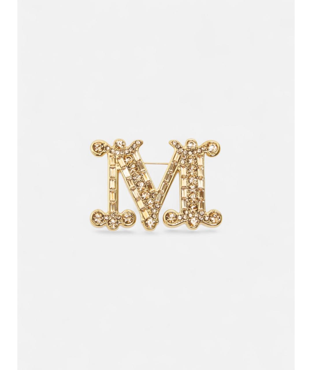 MAX MARA Золотая металлическая булавка / брошь, фото 4