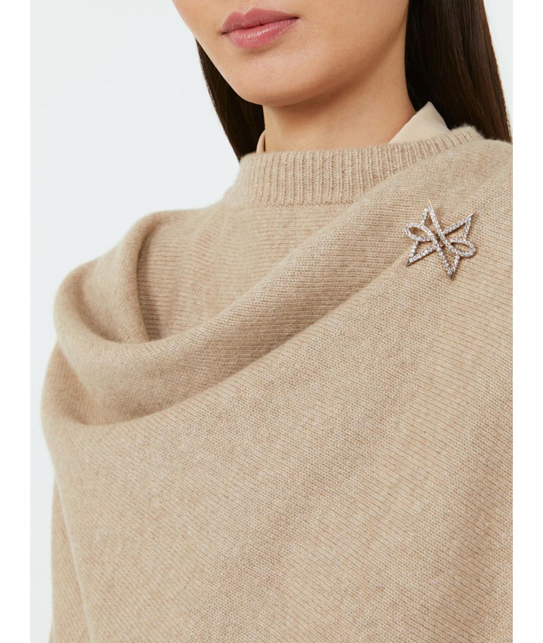 MAX MARA Золотая металлическая булавка / брошь, фото 2