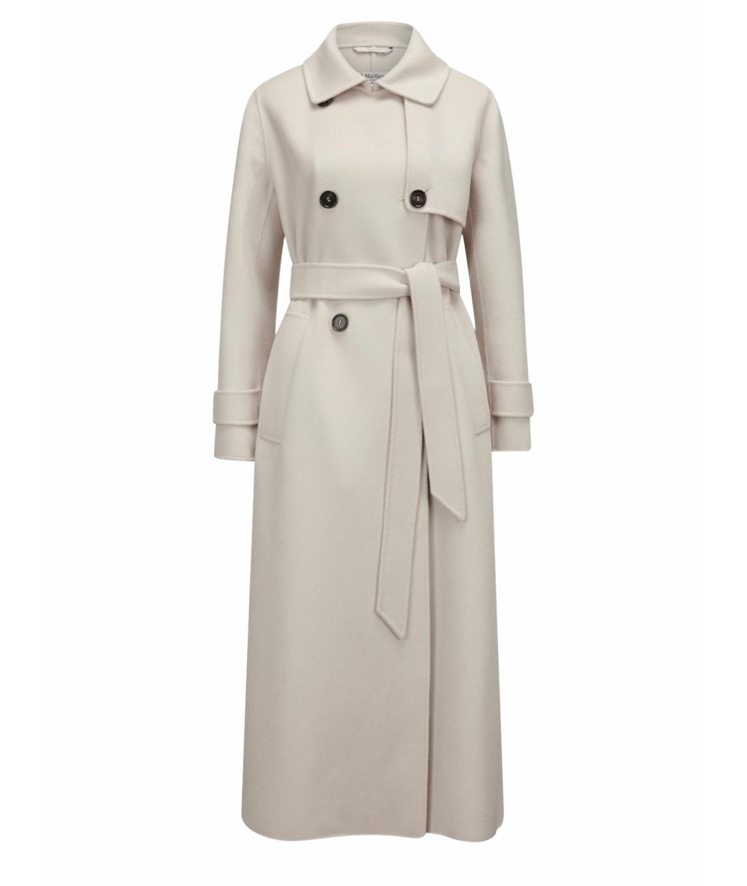 'S MAX MARA Бежевое шерстяное пальто, фото 1